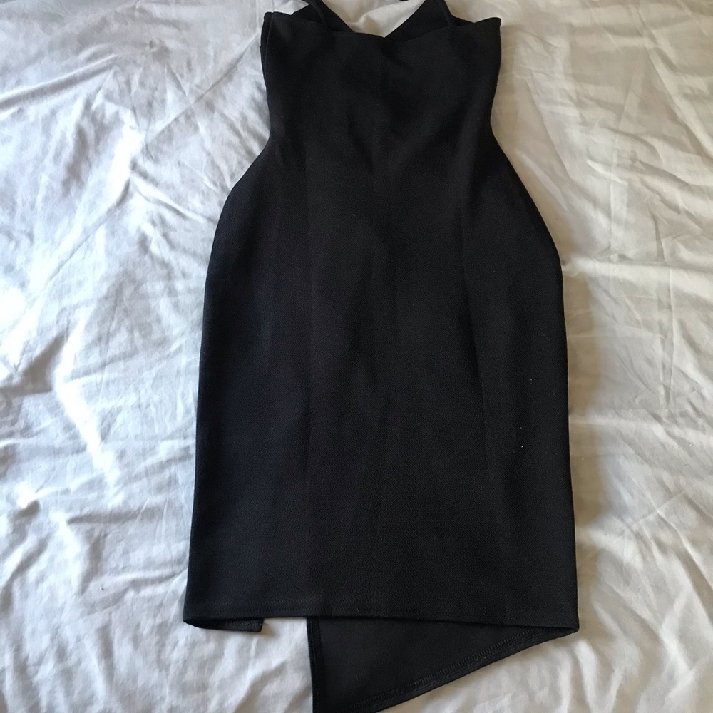 Little Black Dress - Bodycon with slit - Picture 4 of 7